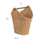 Hello Honey® 16" Bankuan Braided Oval Toilet Paper Basket with Wood Bar